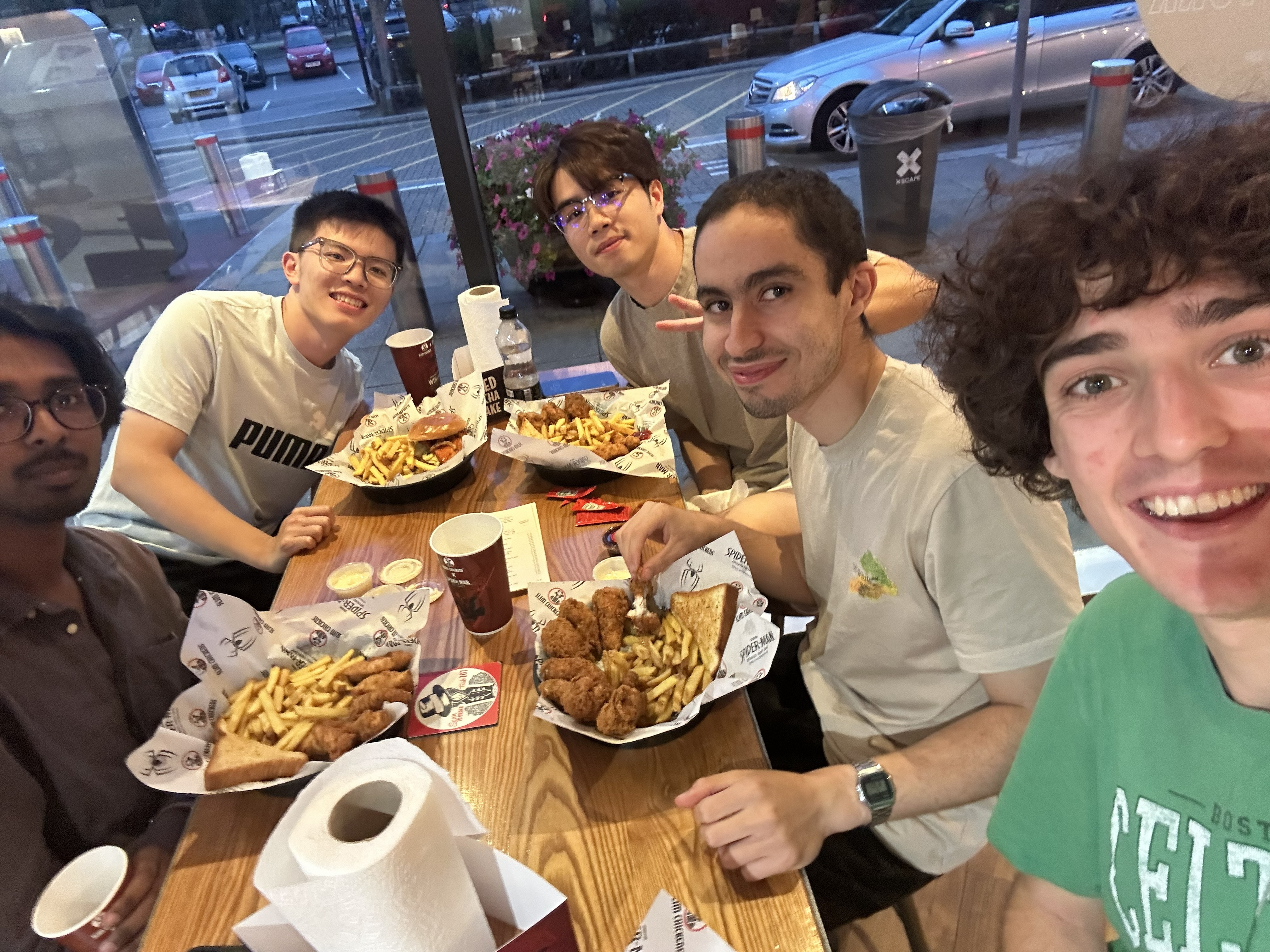 Dinner on the first day